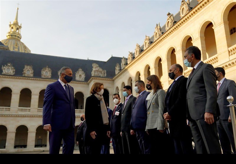 مراسم استقبال رسمی از نخست‌وزیر عراق در فرانسه+تصاویر