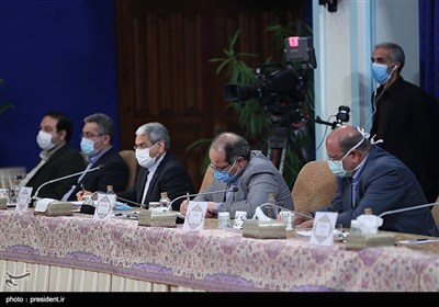 جلسه مدیران وزارت بهداشت و متخصصان کرونا با رییس جمهور
