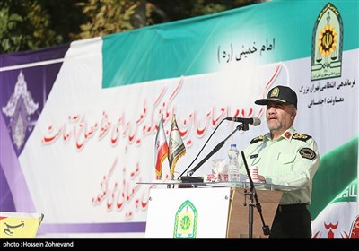 سخنرانی سردار حسین رحیمی رئیس پلیس پایتخت