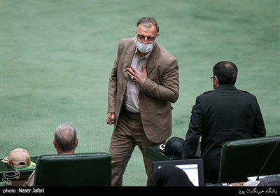 علیرضا زاکانی نماینده مردم تهران در جلسه علنی مجلس شورای اسلامی