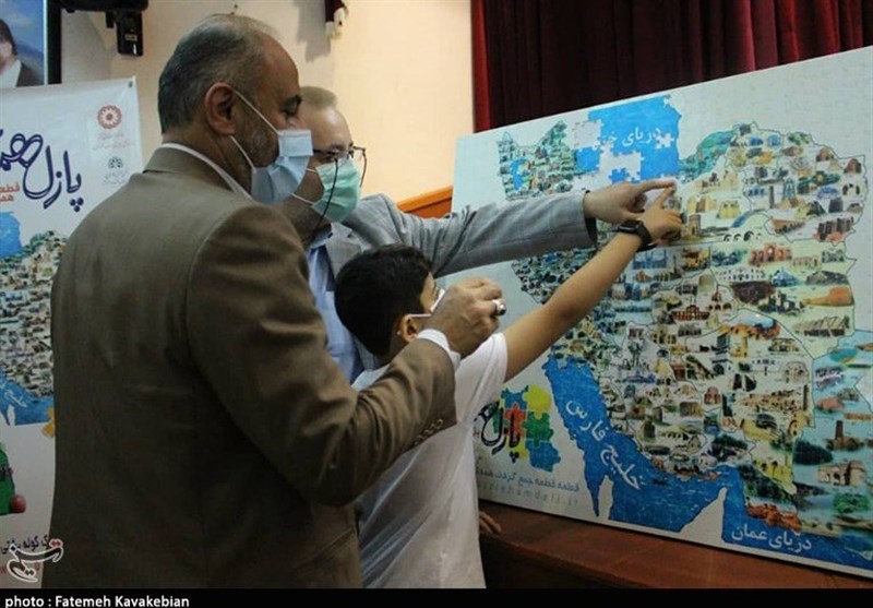 راه اندازی پویش پازل همدلی در مازندران به روایت تصویر
