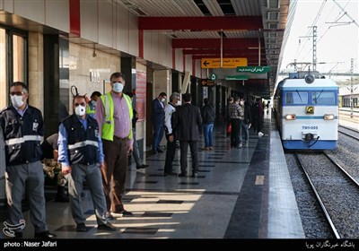 ایستگاه مترو ارم سبز در حاشیه بازدید رییس سازمان مدیریت و برنامه ریزی استان تهران از مترو