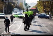 رژه &quot;اسواران&quot; یگان‌ویژه نیروی انتظامی در خیابان ولیعصر (عج)