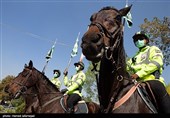 مشہد مقدس: گھڑسوار پولیس اہلکاروں کی شاندار پریڈ