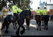 مشہد مقدس: گھڑسوار پولیس اہلکاروں کی شاندار پریڈ