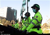 مشہد مقدس: گھڑسوار پولیس اہلکاروں کی شاندار پریڈ
