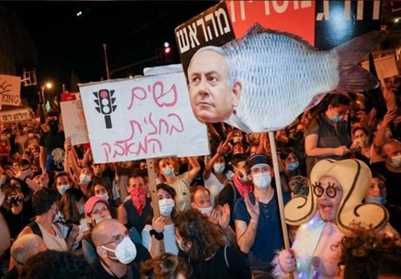تظاهرات بالآلاف فی القدس وتل أبیب ضد نتنیاهو