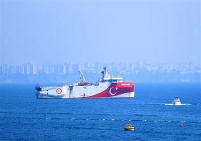  فعالیت کشتی اکتشافی ترکیه در نزدیکی جزیره یونان 