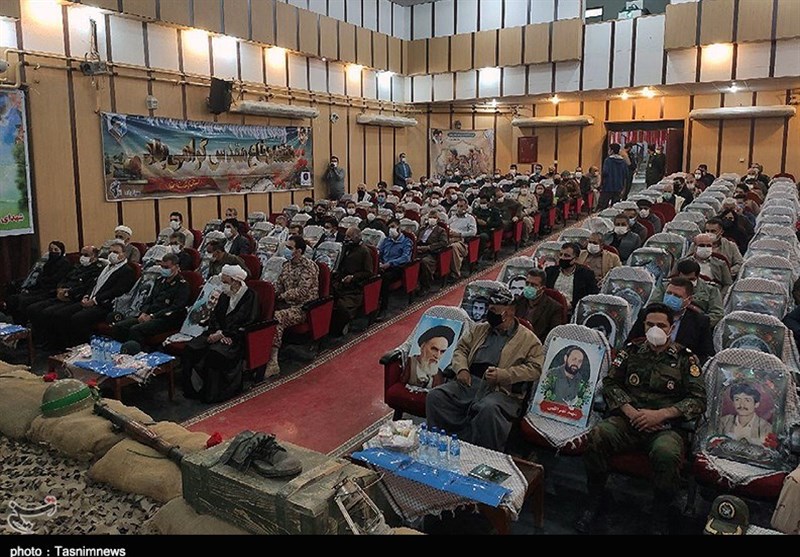 یادواره شهدای قادر خانزاده و 840 شهید شهرستان بانه + تصاویر