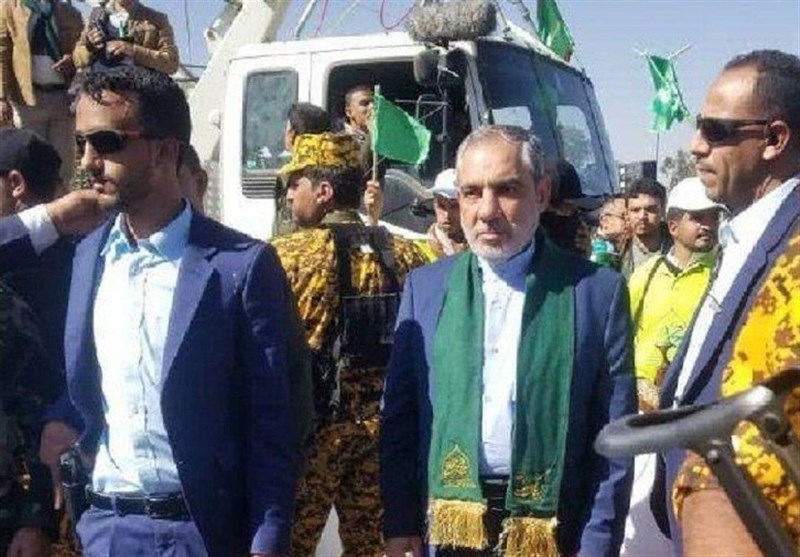 واکنش سفیر جدید ایران در صنعاء به هجمه و جوسازی ائتلاف سعودی اماراتی