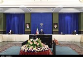 روحانی: ظروف الانتاج والصادرات والعلاقات الخارجیة فی طریقها نحو التحسن