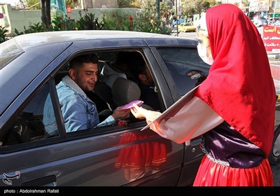 نمایش خیابانی بهداشت در ایام کرونا - همدان