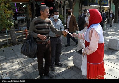 نمایش خیابانی بهداشت در ایام کرونا - همدان