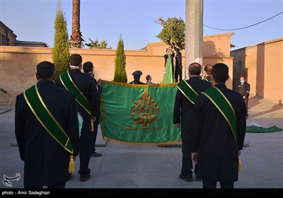 آیین برافراشته شدن پرچم السلام علیک یا اهل بیت النبوه به مناسبت ولادت پیامبر(ص) - شیراز