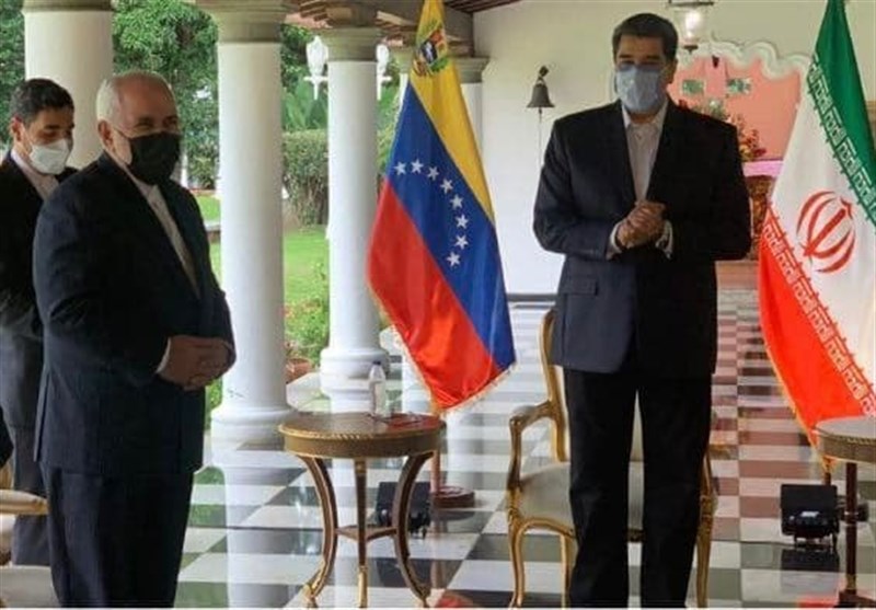 Iranian FM Meets Venezuelan President Maduro in Caracas