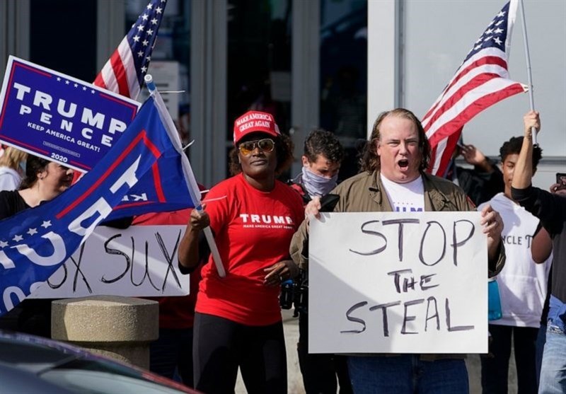 Trump Supporters Refuse to Accept Defeat, Call Election Fraud in Atlanta (+Video)