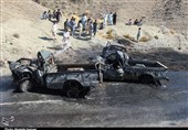 روایت تصویری تسنیم از تصادف وحشتناک سوخت‌کش‌ها در مسیر بم‌پشت - سراوان