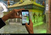 حرم منور شمسالشموس در آستانه میلاد حضرت رضا(ع) گل آرائی شد + تصاویر