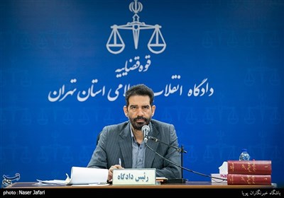  قاضی مسعودی مقام در دوازدهمین جلسه رسیدگی به اتهامات محمد امامی