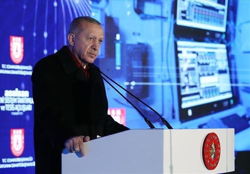اردوغان: پروژه‌های دفاعی ترکیه از رقم 62 به 700 عدد در سال رسیده است