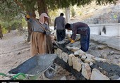 ساماندهی مسیر "گویزه کویر" آبیدر سنندج به روایت تصویر