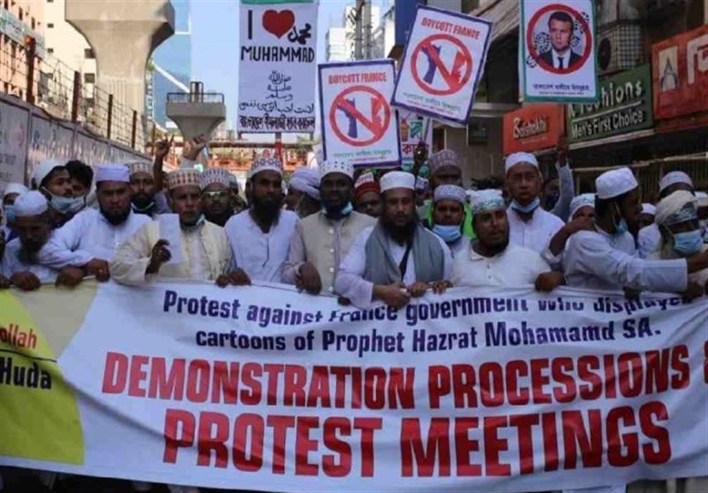 Anti-Macron Protests Continue in Dhaka (+Video)