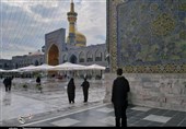 لحظات و تصاویری ناب از حرم شمس الشموس + فیلم