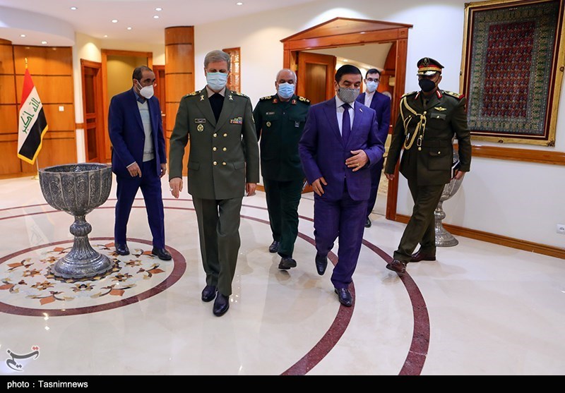 مراسم استقبال رسمی از وزیر دفاع عراق- عکس خبری تسنیم - Tasnim