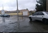 پیشبینی بارش باران و آب گرفتگی معابر در زنجان