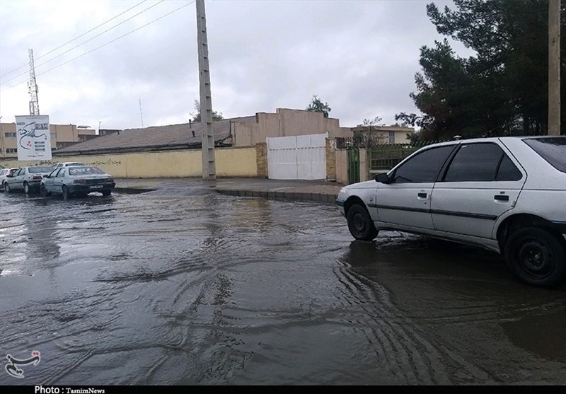 پیش‌بینی بارش باران و آب گرفتگی معابر در زنجان