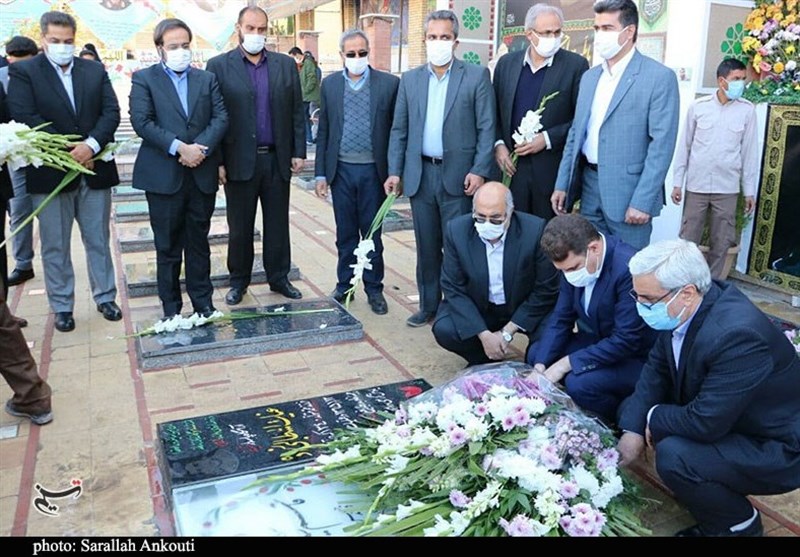 استاندار جدید کرمان با آرمان‌های شهدا تجدید میثاق کرد + تصاویر