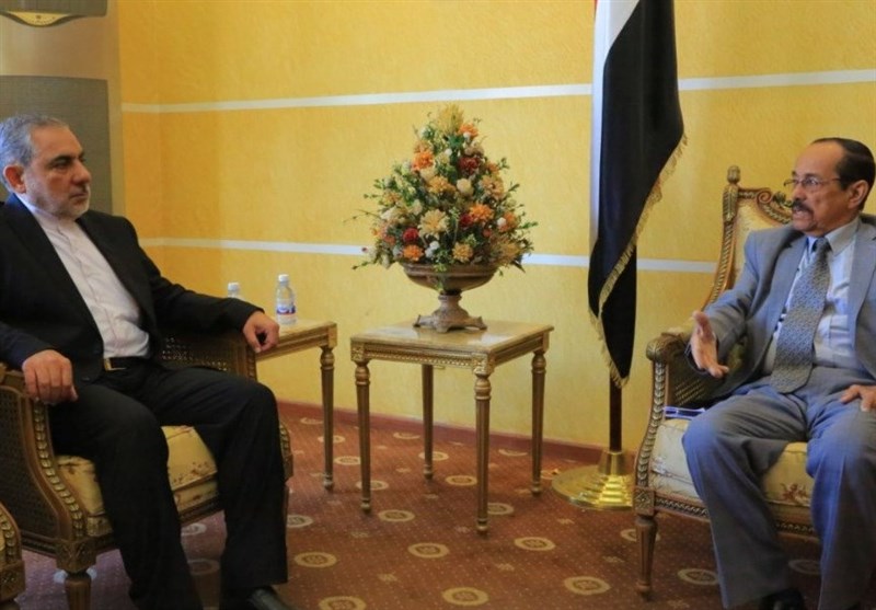دیدار سفیر ایران با رئیس مجلس مشورتی یمن/ تقدیر صنعا از نقش تهران در حمایت از محور مقاومت+عکس