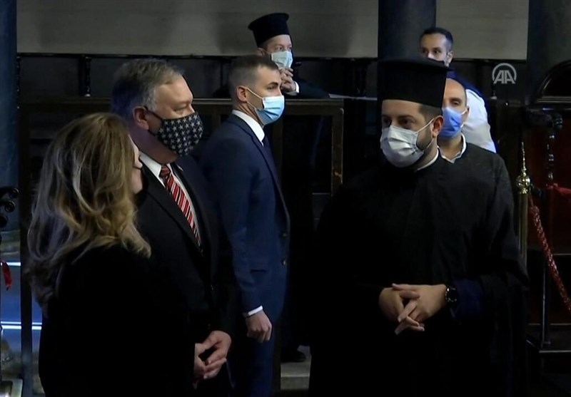 دیدار وزیر خارجه آمریکا از کلیسای ارتدوکس استانبول