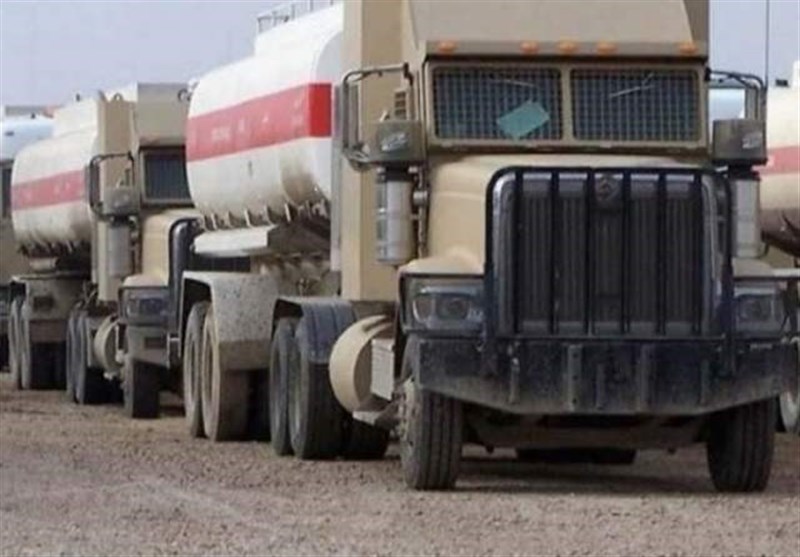 الاحتلال الأمریکی یسرق مئات الأطنان من النفط السوری