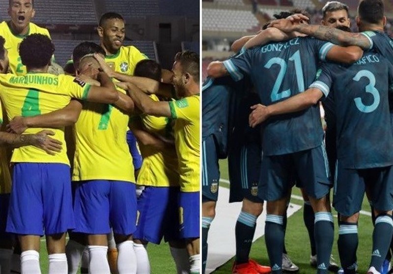 انتخابی جام جهانی 2022| پیشتازی برزیل و آرژانتین با شکست رقبا