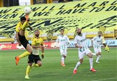 اصفهان| پیروزی سپاهان مقابل سایپا در پایان نیمه نخست