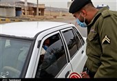 ممنوعیت ورود و خروج در مرکز استان خراسان شمالی به روایت تصاویر