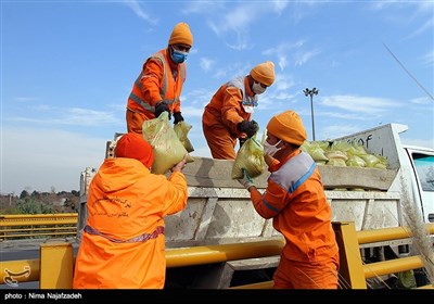 آماده باش نیروهای خدمات شهری شهرداری مشهد قبل از بارش برف