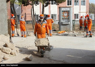 آماده باش نیروهای خدمات شهری شهرداری مشهد قبل از بارش برف