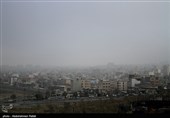 کرمانشاه در مه فرو رفت