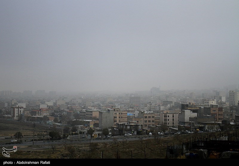 کرمانشاه در مه فرو رفت