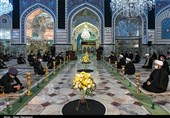 خطبهخوانی خادمان کریمه اهل بیت(س)+تصاویر