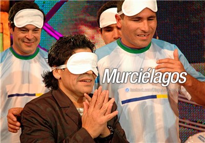  خاطره‌ای جالب از دیدار مارادونا با فوتبالیست‌های نابینا 