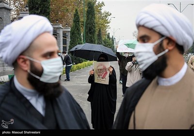 تجمع در اعتراض به ترور شهید محسن فخری زاده در تهران