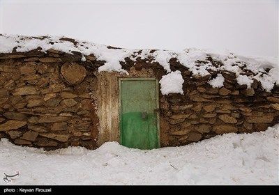 بارش برف در روستای مودی -کردستان
