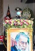 مراسم تشییع دانشمند هسته‌ای شهید دکتر محسن فخری‌زاده در وزارت دفاع