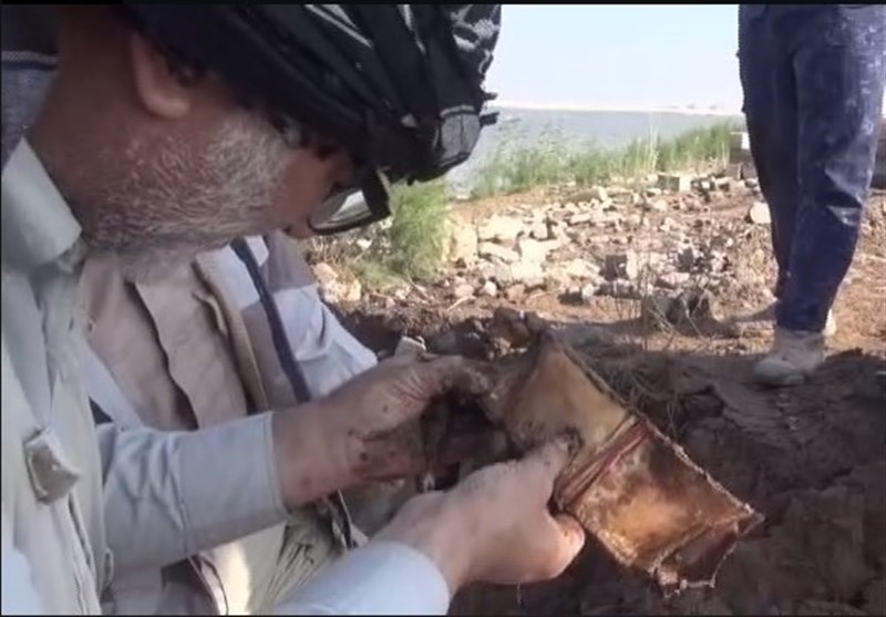 کشف پیکر مطهر سرباز شهید در سنندج+فیلم