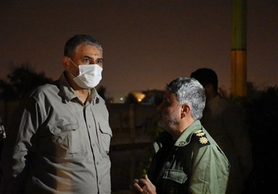 ورود سپاه خوزستان برای تخلیه آب از شهر بندر امام خمینی/ تا 24ساعت آینده آب منازل و معابر تخلیه میشود + فیلم