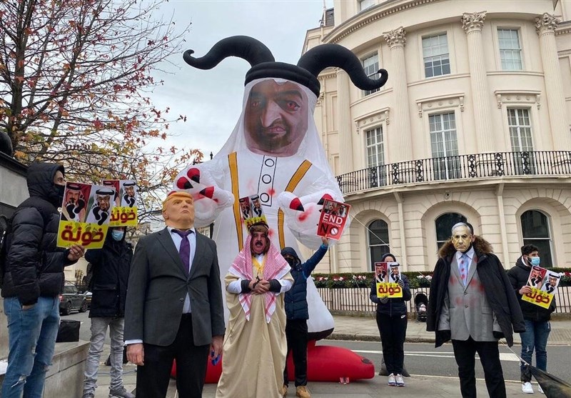 Protesters in London Condemn UAE Human Rights Violations, War Crimes