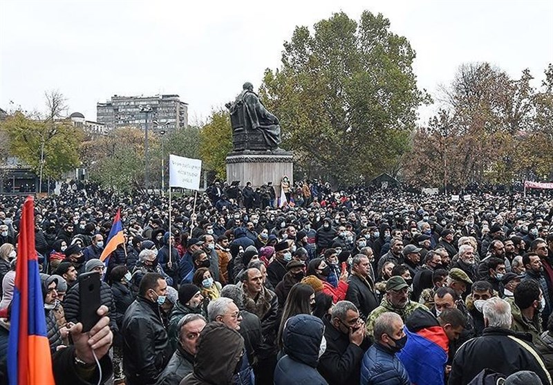 بازداشت 34 نفر در تظاهرات ضد دولتی ارمنستان